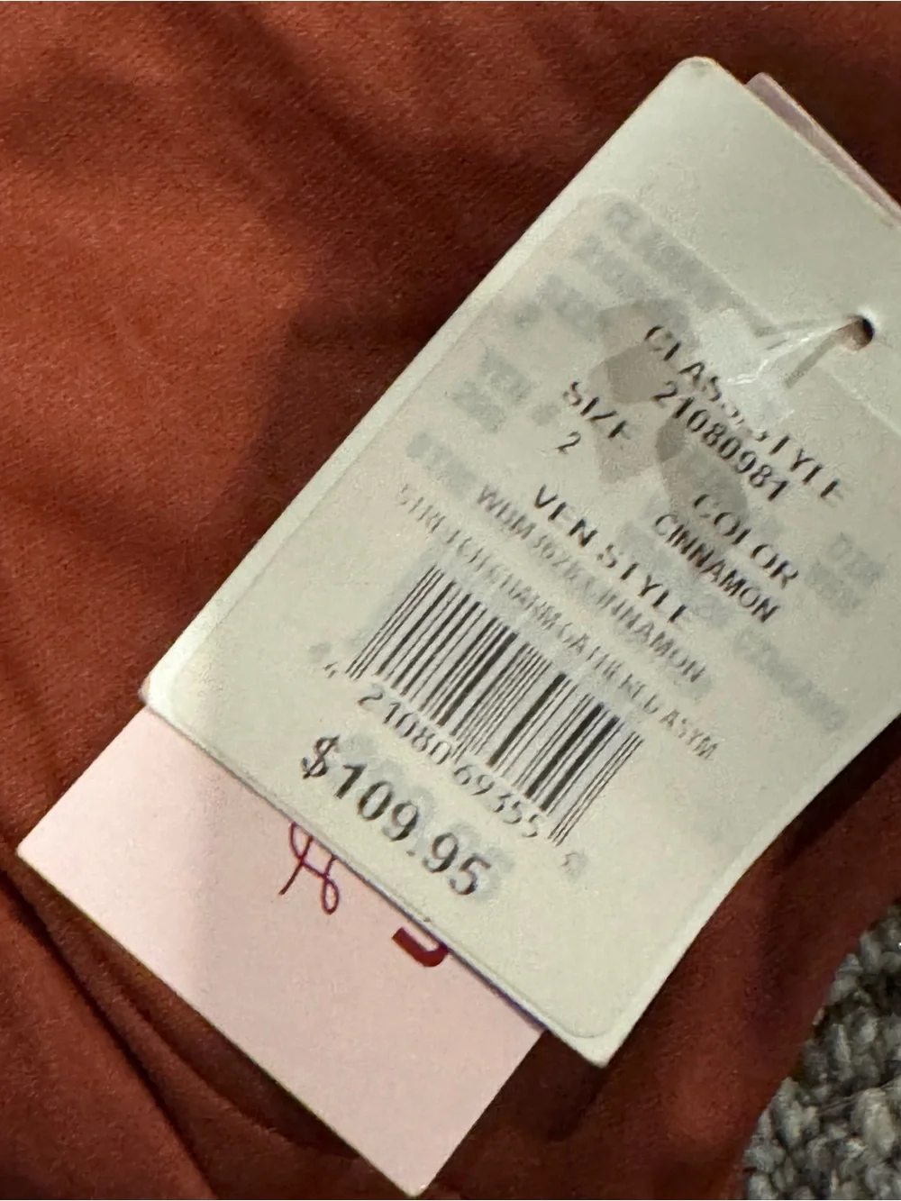 NWT Db Studio Ruched High-Low Satin Slip Dress in Copper Brown - Picture 5 of 7
